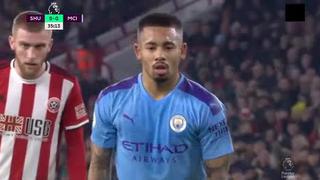 Nada le sale a Guardiola: Gabriel Jesús echó a perder un penal del City contra el Sheffield por la Premier [VIDEO]