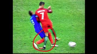 Cristiano Ronaldo: el momento exacto de su lesión a la rodilla