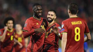Se suman a la fiesta: Bélgica derrotó 3-1 a Estonia y estará en el Mundial Qatar 2022