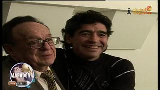 Mira el momento en el que Maradona conoció a su ídolo ‘Chespirito’
