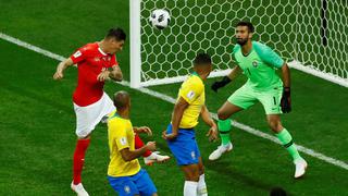 Cabezazo mortal: el golazo de Suiza a Brasil que sorprendió a todos en Rostov [VIDEO]