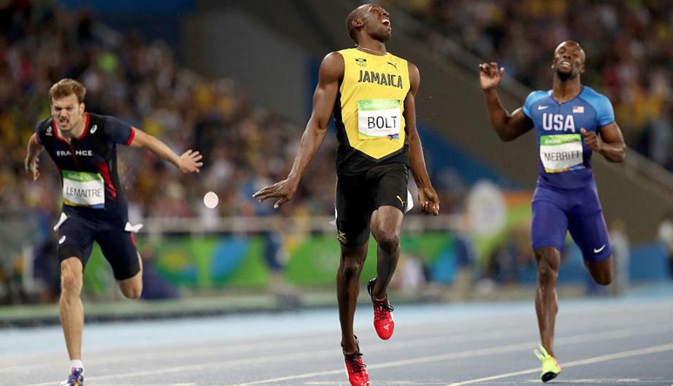 Usain Bolt ganó la medalla de oro con una diferencia notoria. (Getty Images)