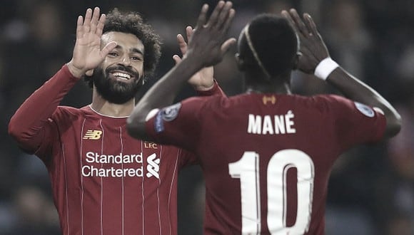Mohamed Salah y Sadio Mané ganaron la Champions League con Liverpool en 2019. (Getty)