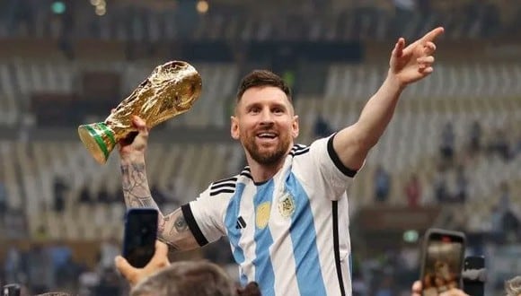Mira lo que dijo Lionel Messi como flamante campeón de Qatar 2022 con la selección argentina. (Foto: TyC Sports)