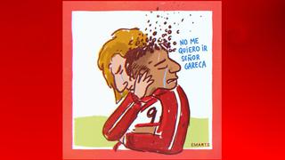 Paolo Guerrero: los dibujos de apoyo al capitán que conmueven en redes sociales