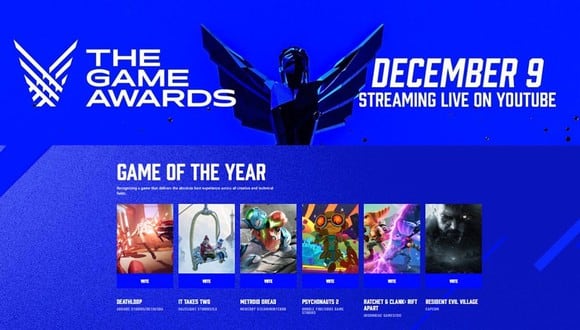 The Game Awards 2021: todos los nominados a Juego del año y las demás categorías. (Foto: The Game Awards)