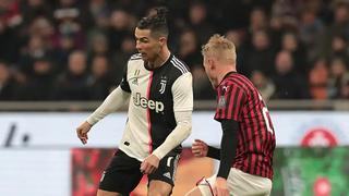 Hace cuatro meses: así fue la ida de semifinales de Copa Italia entre Juventus y Milan con gol de Cristiano Ronaldo [VIDEO]