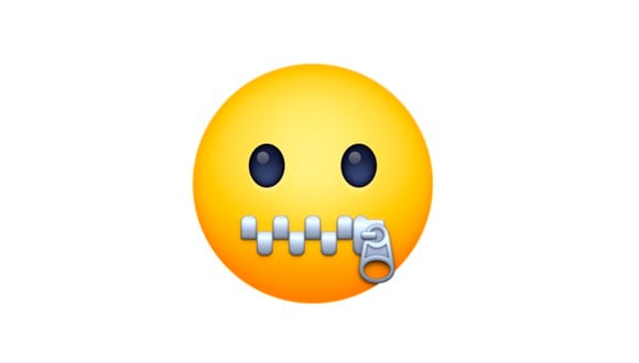 ¿Sabes realmente qué significa el emoji de la carita con cierre en la boca en WhatsApp? (Foto: Emojipedia)