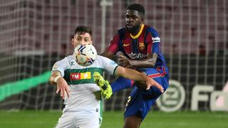 No tiene espacio: Barcelona busca la salida de Samuel Umtiti en el mercado