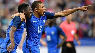¡Gracias a Dembelé! Francia venció 3-2 a Inglaterra en amistoso internacional en París