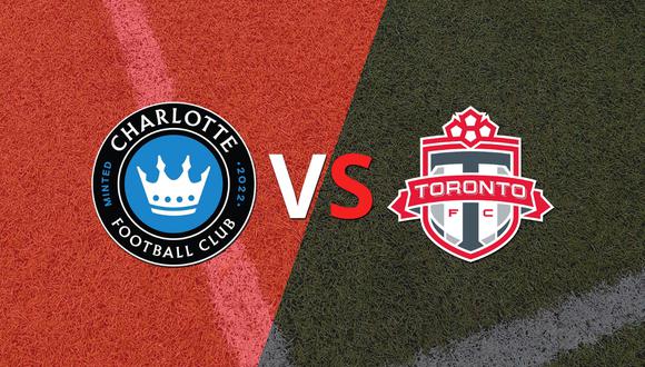 Charlotte FC y Toronto FC se mantienen sin goles al finalizar el primer tiempo