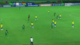 Volvió a frotar la lámpara: Vaca dio genial asistencia para el gol de Bolivia ante Brasil por el Preolímpico Sub 23 [VIDEO]