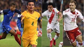 Selección Peruana: las 'chapas' de nuestros rivales en el Mundial Rusia 2018