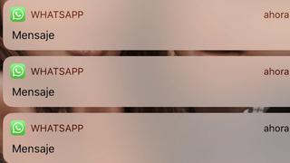 El truco para que los mensajes de WhatsApp no aparezcan en la barra de notificaciones