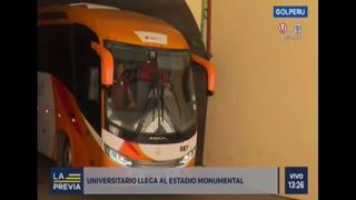 Por un nuevo triunfo: Universitario llegó al Monumental para enfrentar a Alianza Lima [VIDEO]
