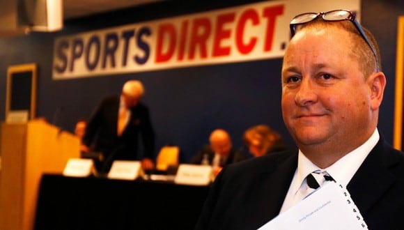 Mike Ashley, CEO de Sports Direct y propietario del Newcastle.