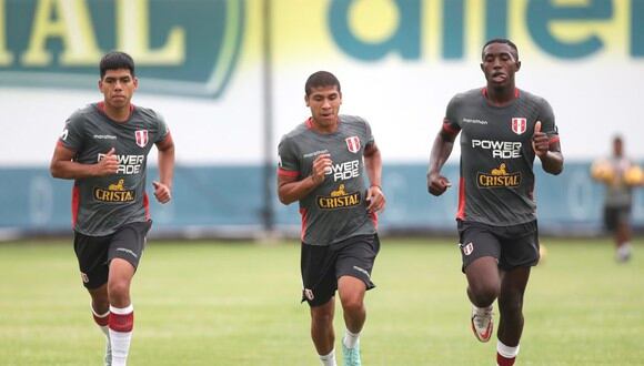 Selección Peruana Sub-20 sigue su entrenamiento, de cara al Sudamericano de la categoría. (Foto: @SeleccionPeru)