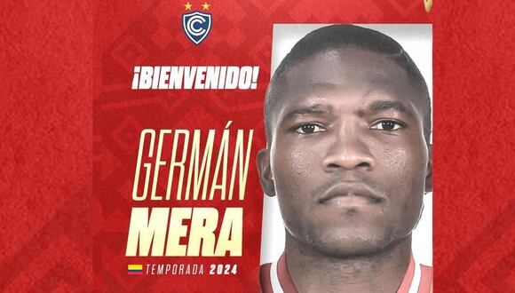 German Mera se convirtió en nuevo jugador de Cienciano. (Foto: Cienciano)