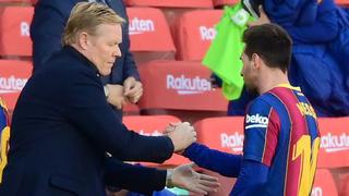 Koeman elogia a Lionel Messi, pero también le advierte en el Barcelona
