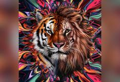 Según observes un tigre o un león en la imagen, sabrás si eres una persona franca