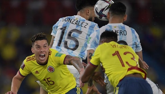 Argentina empató 2-2 ante Colombia por la fecha 8 de las Eliminatorias Qatar 2022. Un partido atractivo de inicio a fin y aquí todos los goles. (Foto: AFP)