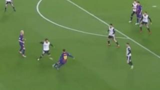 Un manual de cómo regatear: la jugada de Messi que terminó con un 'túnel' en Copa del Rey [VIDEO]
