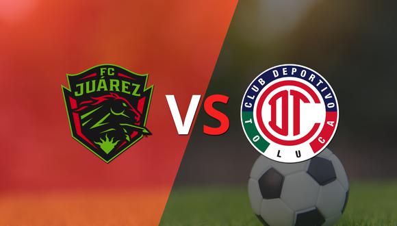 Comenzó el segundo tiempo y FC Juárez está empatando con Toluca FC en el estadio Olímpico Benito Juárez