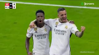 La paliza de Real Madrid a Osasuna: Joselu y el golazo del 4-0 tras pase de Vinicius [VIDEO]
