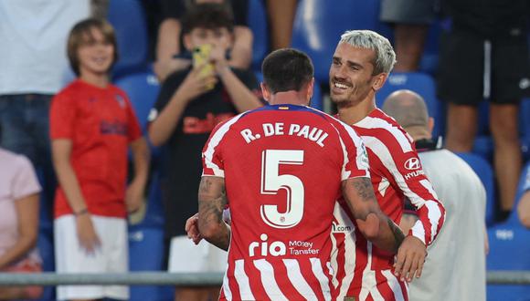 Atlético de Madrid venció 3-0 a Getafe en la primera jornada de LaLiga. (Foto: AFP)