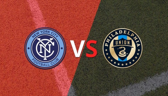 Termina el primer tiempo con una victoria para Philadelphia Union vs New York City FC por 2-0
