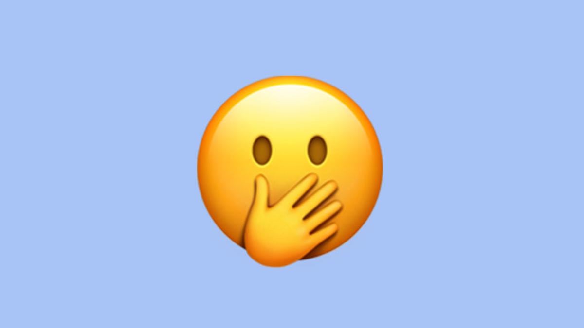 WhatsApp | Qué significa el emoji de la carita que se tapa la boca | Face  with Hand Over Mouth | Meaning | Aplicaciones | Apps | Smartphone |  Celulares | Viral |