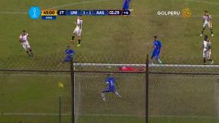 Alexi Gómez se perdió el gol de la victoria a poco de terminar el partido [VIDEO]