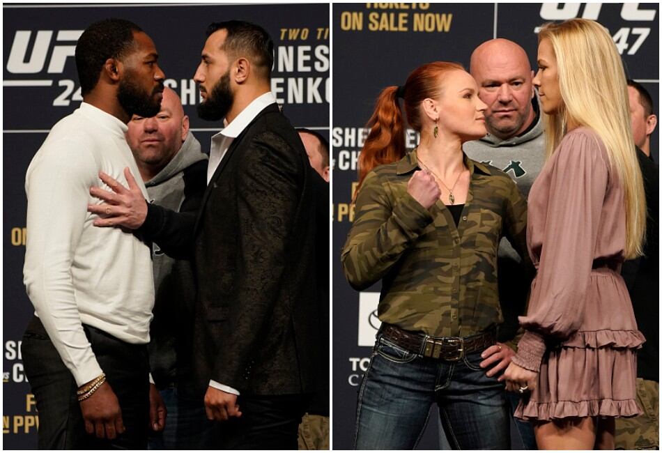UFC 247: fecha, horarios y canales del evento con Jon Jones y Valentina Shevchenko. (Getty Images)