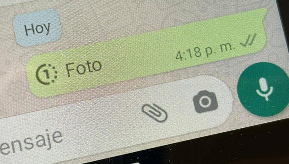 Conoce el truco para volver a ver las fotos que desaparecen en WhatsApp. (Foto: Depor)