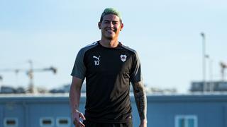 Celebran en Colombia: James Rodríguez volvió a entrenar con el Al Rayyan