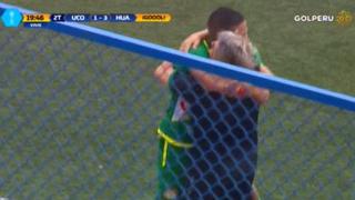 Sport Huancayo: el emotivo festejo de Marcio Valverde con Marcelo Grioni tras anotar doblete