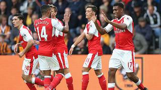 Arsenal goleó 4-1 al Hull City en KCOM Stadium por Premier League