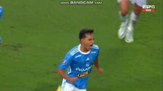 ¡Estás loco, Jhilmar! El golazo de sombrero de Lora para el 4-1 de Sporting Cristal sobre Nacional