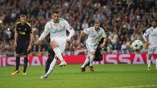 Un regalito para Real Madrid: Cristiano Ronaldo marcó de penal una inexistente falta del Tottenham