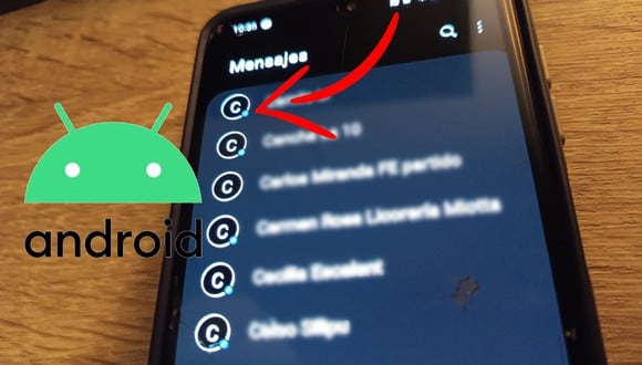 Los puntos azules aparecen por la integración de nuevos elementos en la aplicación de mensajes y contactos de Android. Descubre cuáles son. (Foto: Depor)