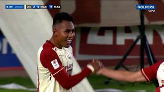 Cabezazo y a cobrar: gol de Guzmán para el 2-0 de Universitario vs. Carlos A. Mannucci [VIDEO]