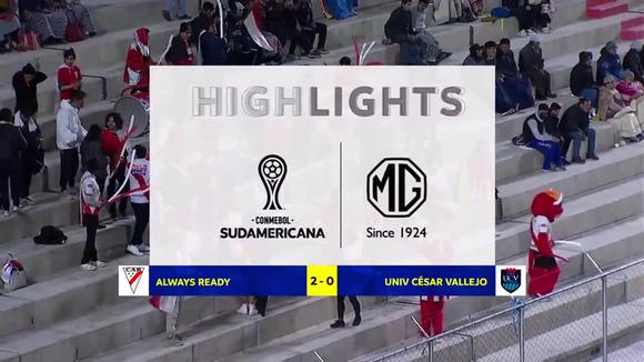 Resumen del Always Ready vs. César Vallejo por fecha 3 de Copa Sudamericana. (Foto: Conmebol Sudamericana)