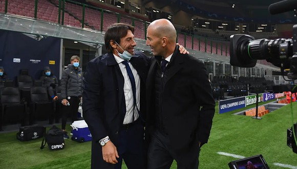 Zidane y Conte fueron compañeros en la Juventus. (Foto: Getty Images)