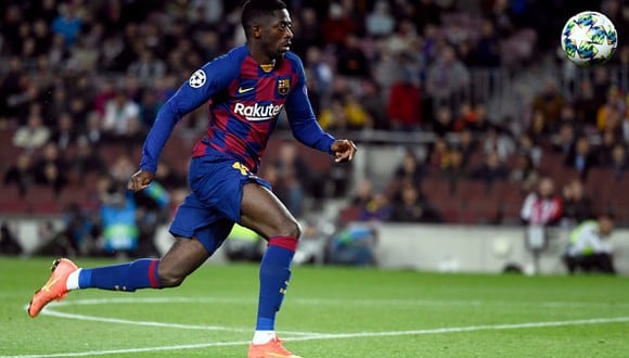 Ousmane Dembélé negocia la mejora de su contrato con el Barcelona. (AFP)