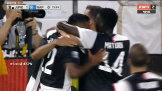 ¡Con solo 10 segundos en cancha! Danilo anotó el 1-0 de Juventus sobre Napoli por la Serie A [VIDEO]