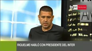 Riquelme se contactó con el presidente de Inter para hablar sobre la situación de Paolo Guerrero