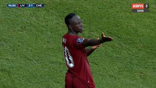 De la Mané de Sadio: golazo del senegalés para el 2-1 de Liverpool a Chelsea por Supercopa de Europa [VIDEO]