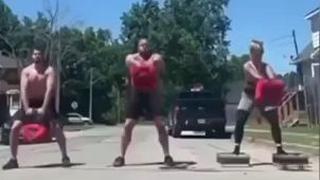 El inesperado final de un video hecho por amantes del CrossFit