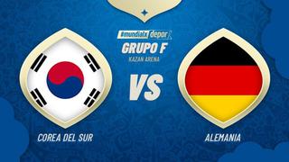 Cómo y dónde ver el Alemania vs. Corea del Sur por la fecha 3 del Mundial Rusia 2018