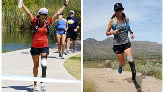 La atleta con una pierna amputada que hizo historia tras correr 104 maratones en 104 días